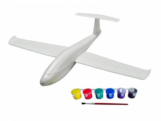 Набор самолет-планер метательный J-Color Falcon 600 мм c комплектом красок JC-30319