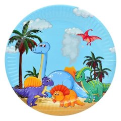 Набір тарілок Динозаври 10шт 7038-0015