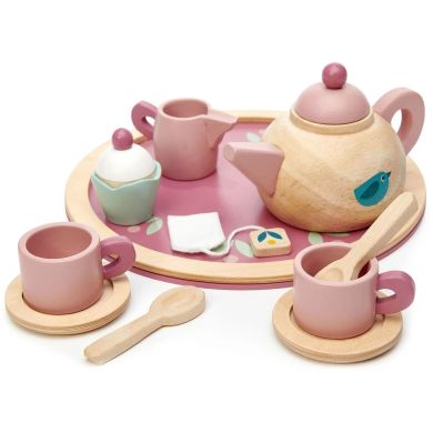 Обучающий игровой набор Tender Leaf Toys Чайный сервиз Птицы TL8239, Розовый