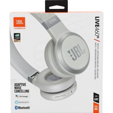 Навушники накладні бездротові JBL Live 460NC White JBLLIVE460NCWHT