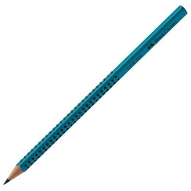 Олівець чорнографітний Faber-Castell Grip 2001 В корпус бірюзовий, 517053 21490