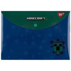 Папка конверт Yes B5 на кнопке Minecraft. Creeper 492225