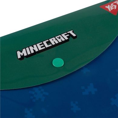 Папка конверт Yes B5 на кнопке Minecraft. Creeper 492225