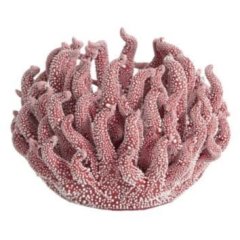 Подсвечник для свечи-таблетки &Oslash;11x8 см EDESSA, фарфор, красный Light&Living 7783579