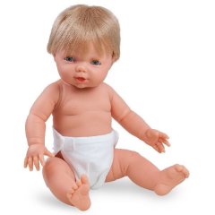Пупс с анатомическими признаками мальчик The Doll Factory Babylin 38 см 07.60806