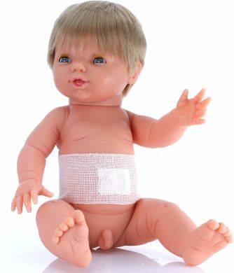 Пупс з анатомічними ознаками хлопчик The Doll Factory Babylin 38 см 07.60806