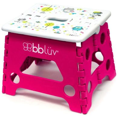 Розкладной стульчик Bbluv Step для ванны розовый B0114-P, Розовый