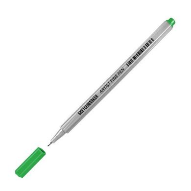Ручка капиллярная SketchMarker ARTIST FinePen 0,4 мм флуоресцентный зеленый AFP-FLGR