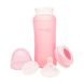 Стеклянная детская бутылочка Everyday Baby 300мл с силиконовой защитой 10248, Розовый