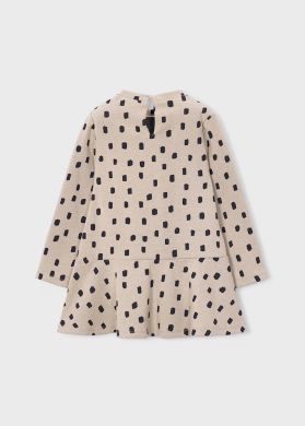 Платье с принтом и сумочка Mayoral Бежевый 98 4912
