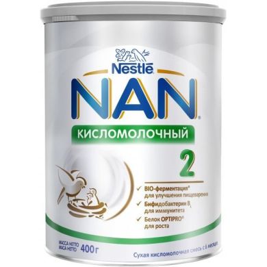 Кисломолочна суміш Nestle NAN 2 з 6 мiсяцiв 400 г 12264295
