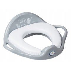 Туалетное сиденье мягкое Сова Серый TEGA BABY SO-020-106