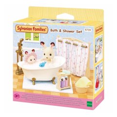 Ванна кімната зі шторкою для душу Sylvanian Families 5739