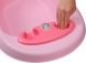 Ванночка с термометром Babyhood Дельфин Розовая BH-314P, Розовый