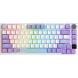 Бездротова механічна клавіатура Ajazz AK820 PRO PRO 75% Gift Switch Білий RGB (AK820PRO-G-PWB)