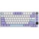 Бездротова механічна клавіатура Ajazz AK820 PRO PRO 75% Gift Switch Білий RGB (AK820PRO-G-PWB)