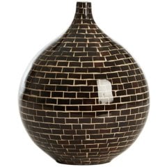 Декоративная ваза &Oslash;22x25 cm ELORZA коричневый+натуральный Light&Living 5739284