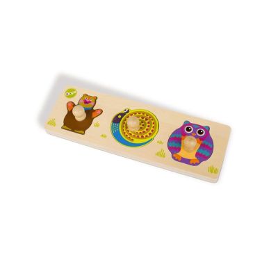 Дерев'яна іграшка OOPS ведмідь, равлик, сова 16010.10