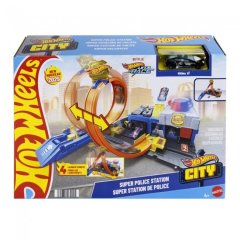Игровой набор Суперполицейский участок Hot Wheels JBM71