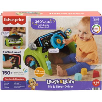 Інтерактивне кермо Маленький водій з технологією Smart Stages Fisher-Price HTW88