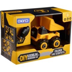 Конструктор 1007 на шурупах, самосвал, отвертка, кор., 26,5-19,5-13 см. 1007