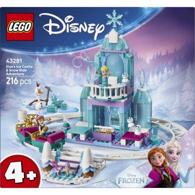 Конструктор LEGO Disney Princess Ледяной дворец Эльзы и веселое катание на санках 43281