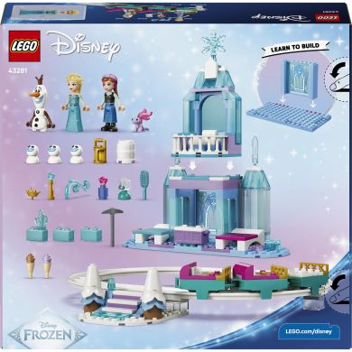 Конструктор LEGO Disney Princess Ледяной дворец Эльзы и веселое катание на санках 43281
