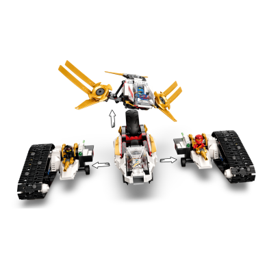 Конструктор сверхзвуковой самолет LEGO NINJAGO 725 деталей 71739