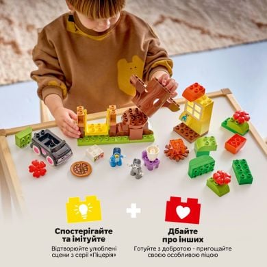 Конструктор &laquo;Пиццерия&raquo; с Мафином и Блуи Lego DUPLO Bluey 10469