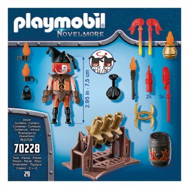 Конструктор Playmobil Мастер огня пиратов Бернхема 70228
