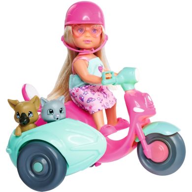 Кукла Эви Путешествие на скутере с друзьями с животными, аксесс., 3+ Evi Love 5733566