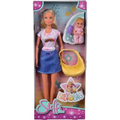 Ляльковий набір Штеффі з малюком у слінгу, аксесуарів, 3+ 5733538