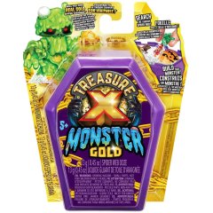 Мини-фигурка Monster Gold в гробу (золото монстров). Игровой набор ТМ Treasure X 123402