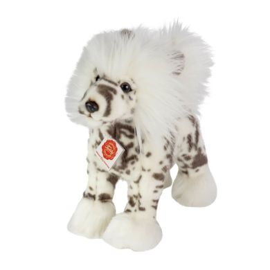 Мягкая игрушка Teddy Hermann Китайская хохлатая стоит белая 25 см 919490