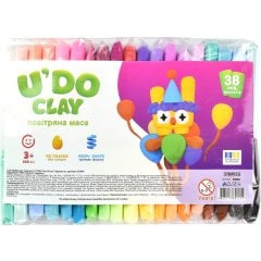 Набор для творчества U'DO Clay 38 шт, брикет 6 г (укр) 30900