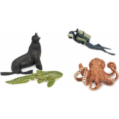 Набор игрушек животных Морские обитатели в ассортименте KIDS TEAM Q9899-P26