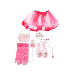 Набор одежды Принцесса с юбкой (13 предметов), розовый SP-D02E