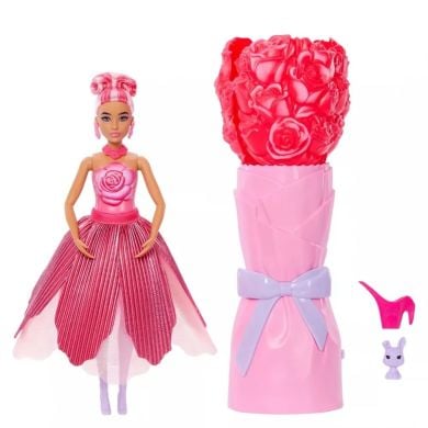Набор сюрприз с куклой Barbie Petal Pop Красная роза JMF59