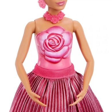 Набор сюрприз с куклой Barbie Petal Pop Красная роза JMF59