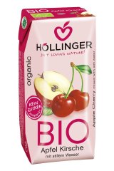 Напій на основі соку Hollinger Яблуко-вишня органічний 200 мл 41275 9120008993591
