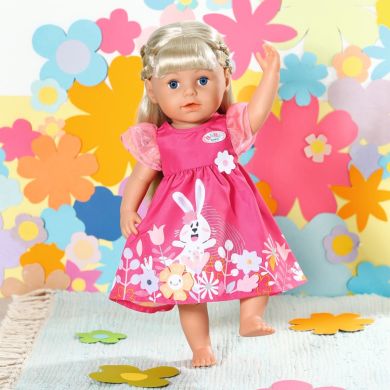 Одяг для ляльки BABY BORN СУКНЯ З КВІТАМИ (43 см) 832639