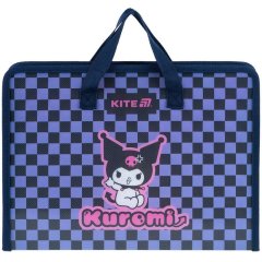 Папка-портфель на блискавці, 1 відділ., A4, Kuromi Kite HK25-202-2