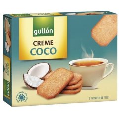 Печиво GULLON Creme Coco, з кокосом, 500г T7827