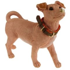 Песик Чарли с ошейником, розовый полирезин, 45,5x16x38,5 см Werner Voss 54313