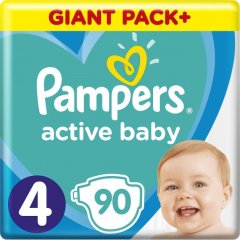 Підгузки Pampers Active Baby, розмір 4, 9-14 кг, 90 шт 81680837