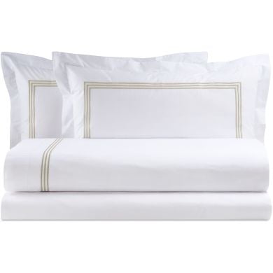 Постель цв. CORDA (прост. 280*260, пододеяльник 220*240, 2 наволочки 50*80) Biancoperla