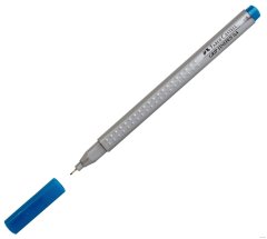 Ручка капиллярная Faber-Castell Grip Finepen 0,4 мм Кобальт бирюзовый 23365
