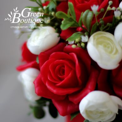 Сувенірна композиція Червоні троянди Green boutique 114