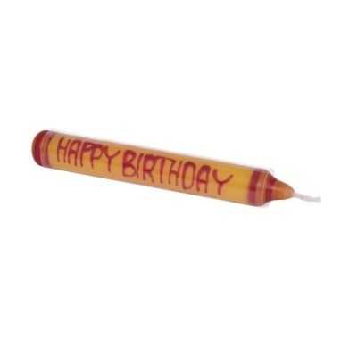Свічка для торта Nic З днем народження 10 см NIC522724