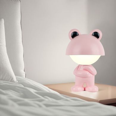 Світильник-нічник LED з акумулятором Dreamy Froggy, рожевий Kite K25-315-3-2